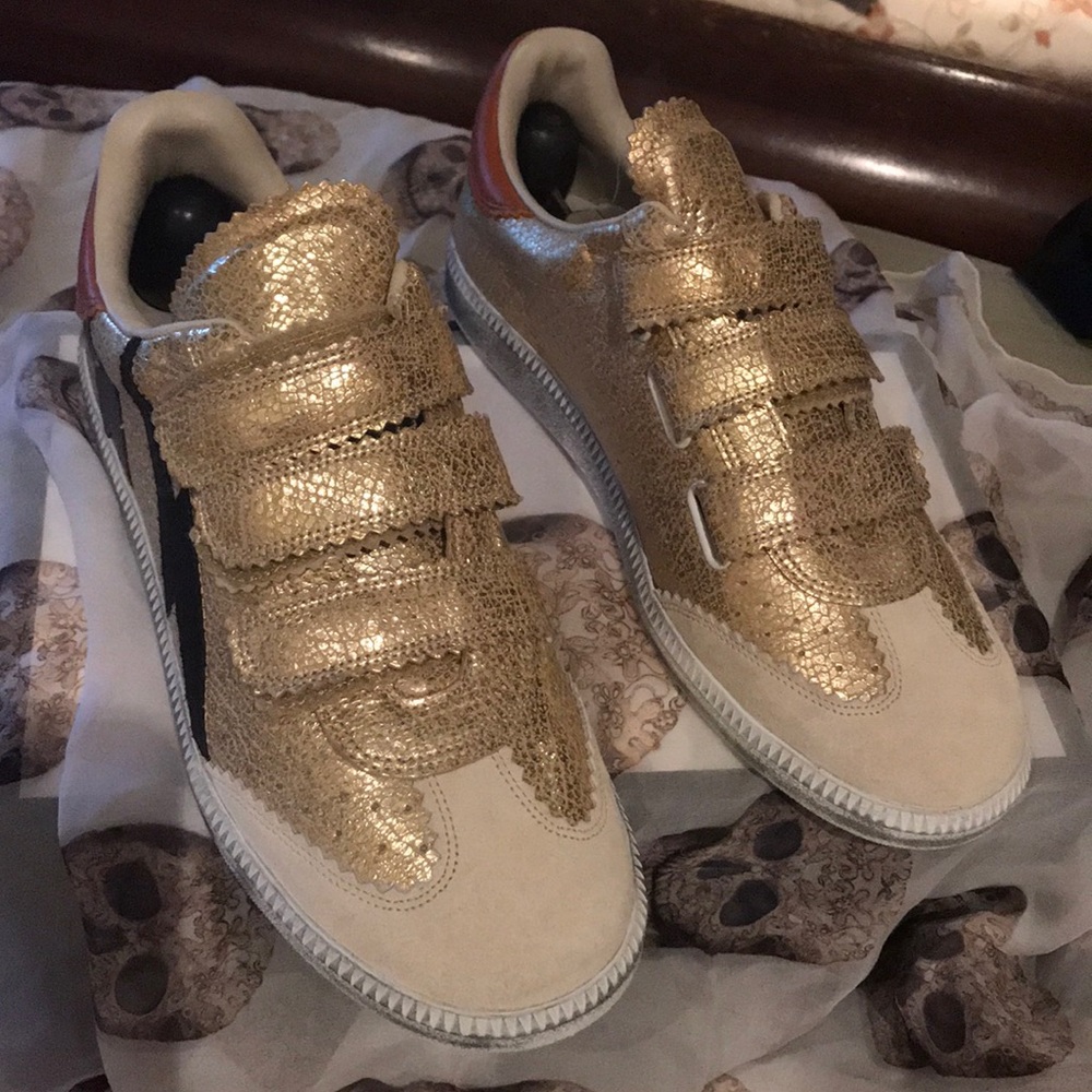 Rare-ish Isabel Marant Metallic sneaks - Picture 4 of 6